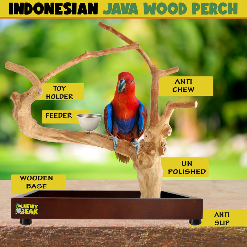 Parrot playpen bird play stand parrot wooden bird stand java wood parrot stand Dubai