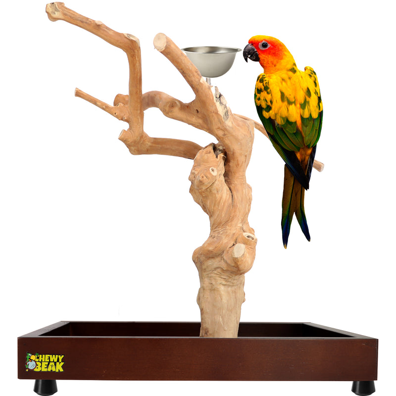 Parrot playpen bird play stand parrot wooden bird stand java wood parrot stand Dubai