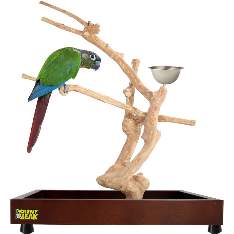 Parrot playpen bird play stand parrot wooden bird stand java wood parrot stand Dubai