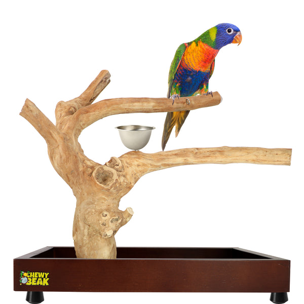 Parrot playpen bird play stand parrot wooden bird stand java wood parrot stand  Dubai