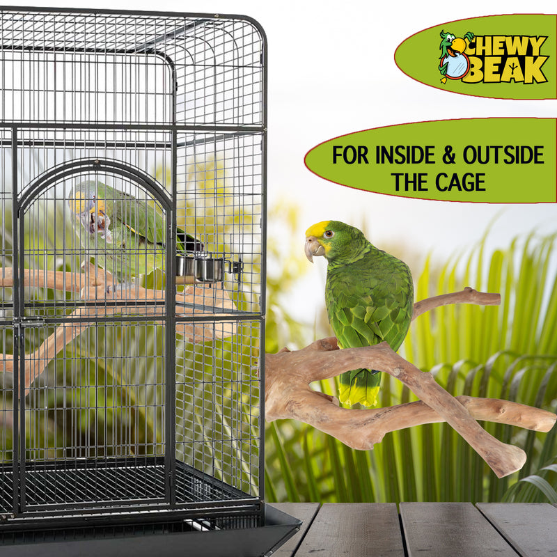 Parrot Perches Bird Cage perch java wood parrot stand for parrots Dubai bird  accessories