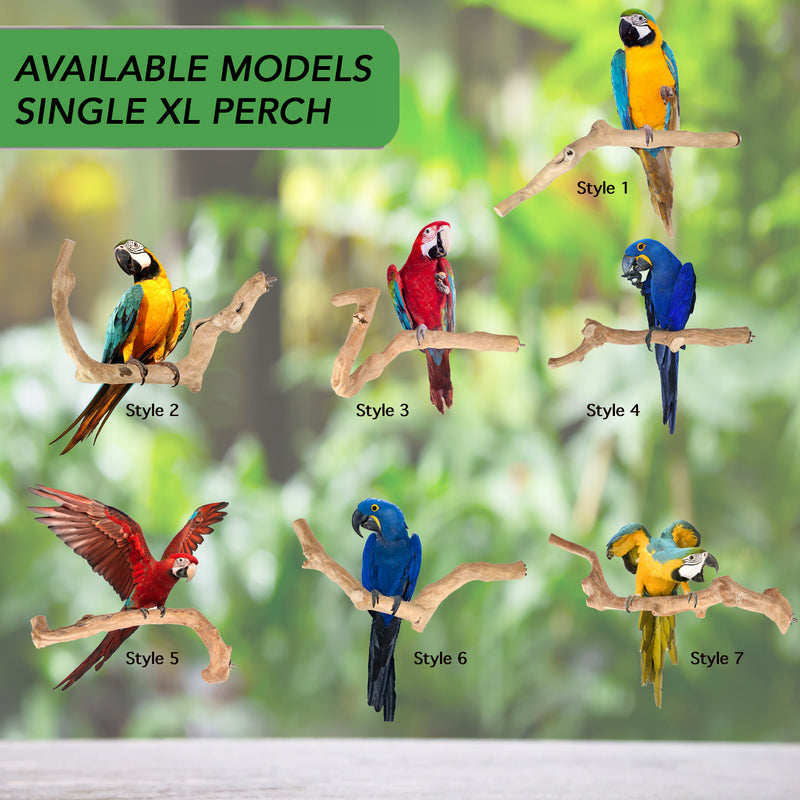 Parrot Perches Bird Cage perch java wood parrot stand for parrots Dubai bird accessories